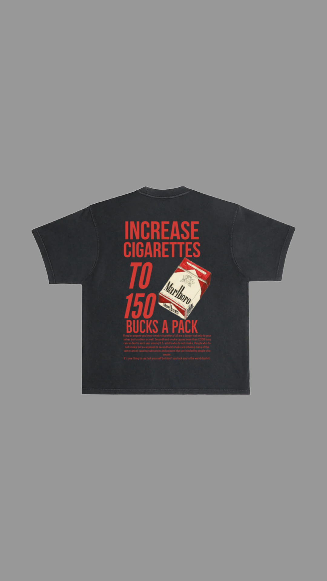2% — F*ck Cigarettes The Campaign Tee
